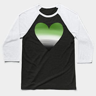 Aromantic Pride Heart Baseball T-Shirt